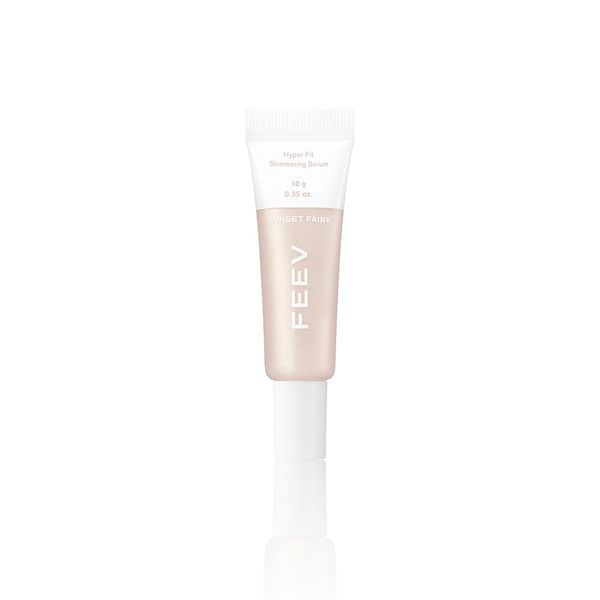 FEEV Hyper-Fit Shimmering Serum (10g) | Natural Shimmer Glow | 60% Of Moisturizing Essense | Liquid Highlighter | Vegan | K-Beauty (Sunset Fairy, 0.35 Ounce)