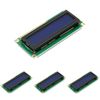 4 - Pieces New HD44780 1602 LCD Display Modules, DC 5V, 16x2 Character, with Blue Backlight