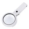White 5X11X Magnifier 8 LED Lamp Magnifier with Light Folding Stand Table