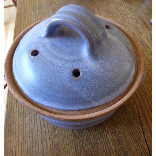 Wood Stove Top Ceramic Steam Humidifier Accessory, Lilac Lavender Glaze Pottery