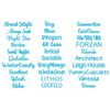 Name Patch Iron-on or Sew-on Applique Embroidered Patch for Uniform, Backpack, Christmas Stocking, Easter Basket, Wedding, School