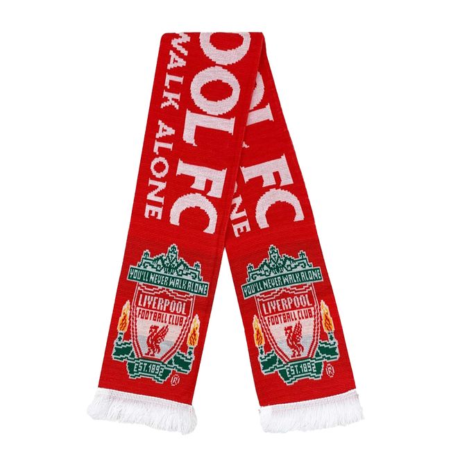 SkiPack Compatible to Liverpool Scarf Classic Made in UK One Size, Licensed Liverpool Scarves