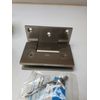 Etech GEN044-BN BRUSHED NICKLE  GENEVA 044 R/S WALL MOUNT BACK PLATE HIINGE..