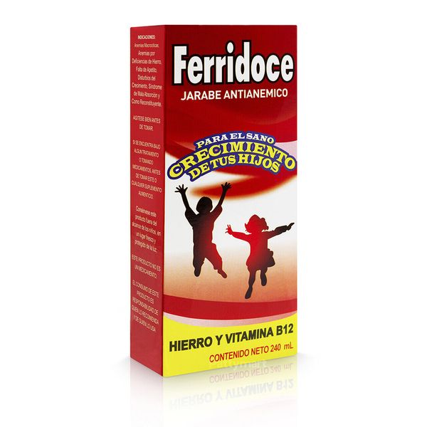 FERRIDOCE ANTI-ANEMIC SYRUP IRON VITAMIN B12 FOR KIDS