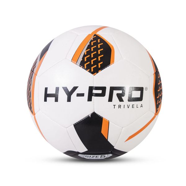 Hy-Pro Fußball, Rot/Schwarz/Orange, Trivela Size 4