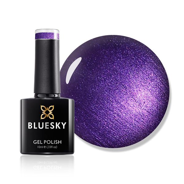 Bluesky Gel Nail Polish, Purple Grape 80551, Dark, Long Lasting, Chip Resistant, 10 ml (Requires Drying Under UV LED Lamp)