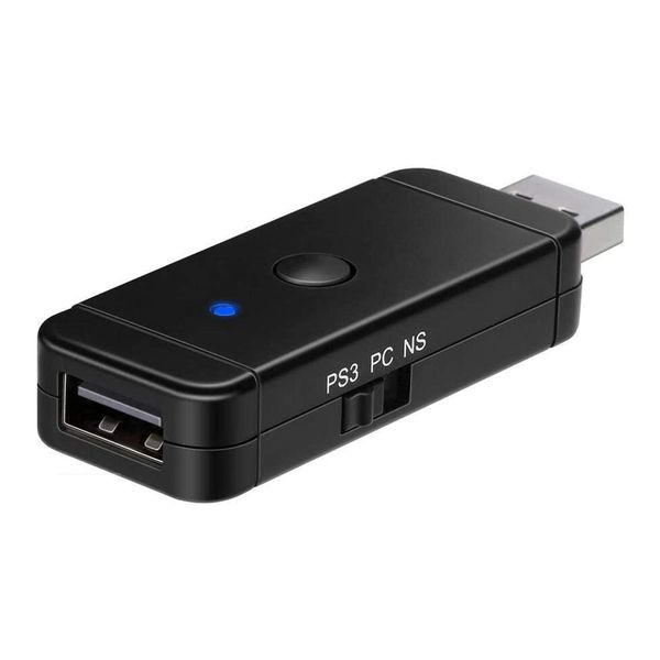 GZW-Shop Bluetooth Wireless Controller Adapter for NS Switch / PS3 / PS4 / PS5 / Xbox Converter Receiver Controller for NS Switch PS3 and Windows PC