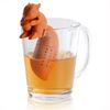 iNeibo Kitchen Squirrel Tea Infuser - Super Cute Silicone Loose Leaf Herbal Tea Strainer Filter Diffuser For Large Cup - Easy To Make Tea