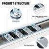 For 07-18 Chevy Silverado Double/Extended Cab 6FT Running Board Side Step Bars