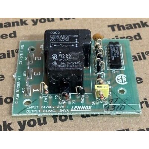 TD1-1 LENNOX LB-59600B Time Delay Control Circuit Board 🔥Checked