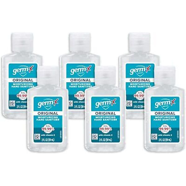 Germ-X Original Hand Sanitizer, Kids 2 Fl Oz (Pack of 6)