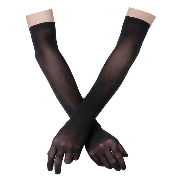 luckinsell Cosplay, Stocking Gloves, Stocking Gloves, Long Gloves, Stockings, Arm Warmer, Costume, Gloves, Cosplay, Arm Cover, Elasticity, Women's, Men's, Unisex