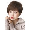 Brightlele hf1284-TMB-M Wig, Short, Full Wig, Bob, Natural, Men's Clothing, Short Hair, Short Bob