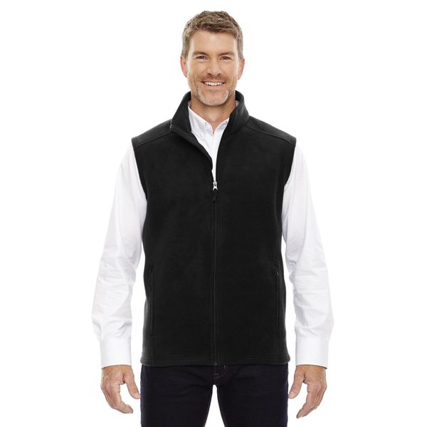 Core 365 Men's Journey Fleece Vest, XL, Black 703