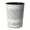 Blue Canyon Flora Rubbish Bin White