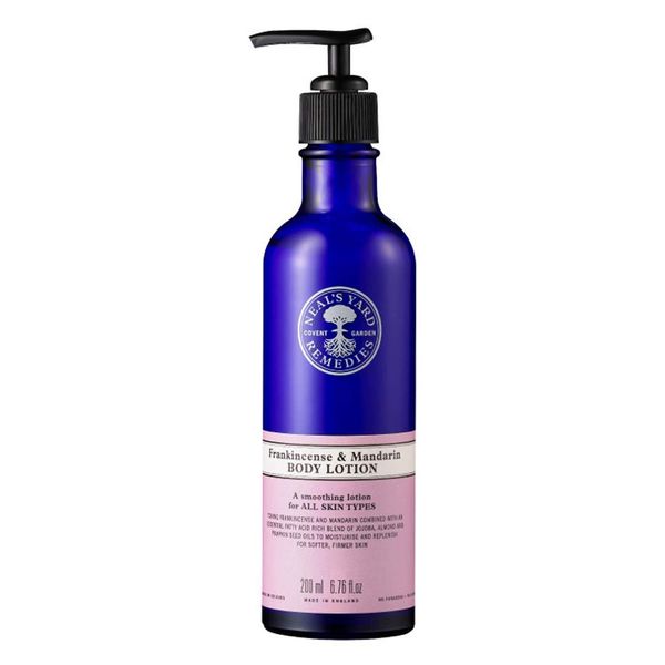 Neal's Yard Remedies Frankincense & Mandarin Body Lotion (Body Lotion), Body Cream, Frankense, Mandarin, Bergamot, 6.8 fl oz (200 ml) (x 1)