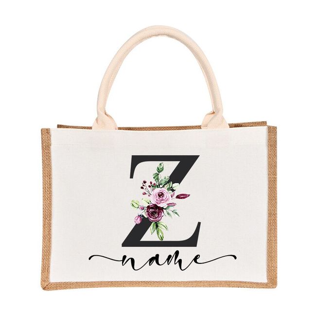 Custom Name Bride Bag For Wife, Bride - Personalized Canvas Tote Bag