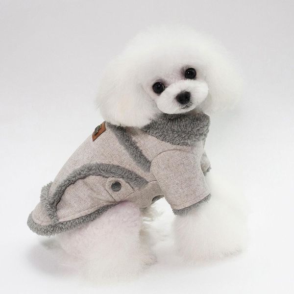 Cozy Chic Winter Dog Jacket - Stylish And Warm Pet Coat For French Bulldogs - Light Brown / Xl