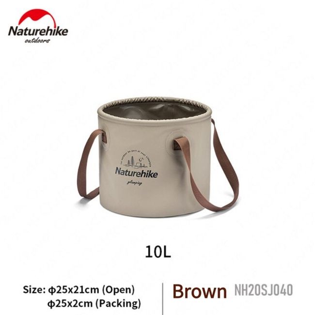 Collapsible Bucket with Handle Portable Travel Foldable Basin