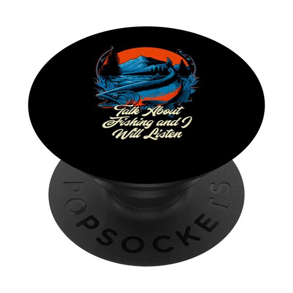 Sprechen Sie über das Angeln Ich werde zuhören Fisherman Friends Fish PopSockets mit austauschbarem PopGrip