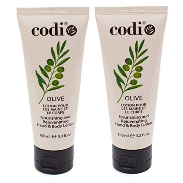 Codi Olive Hanf and Body Lotion 100ml / 3.3 fl oz (Pack of 2)