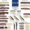 Giorgio Hand Made Flexible Comb 18cm Long (Tortoise G31)