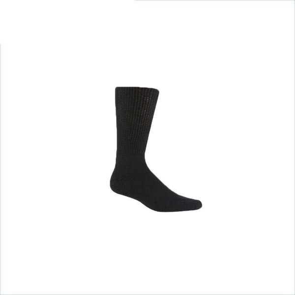 Large Black 10 Pack Diabetic Sock