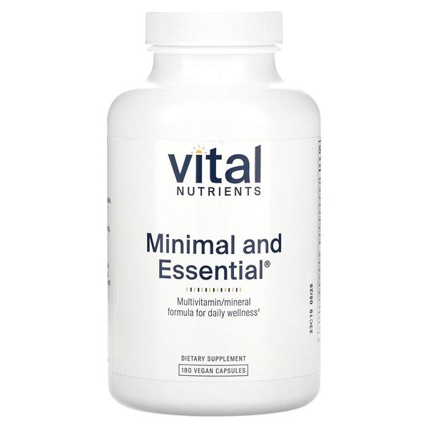 Minimal and Essential, 180 Vegan Capsules