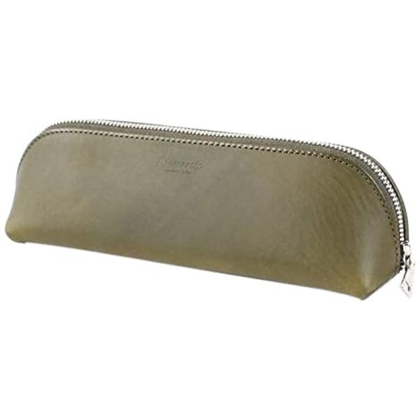 Lemma Pencil Case, Genuine Leather, Large Capacity, Pen Case, High School Students