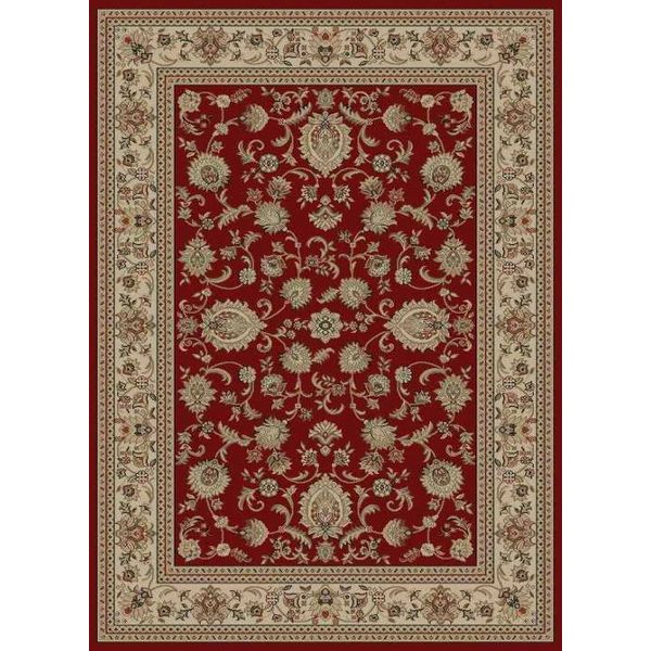 Traditional Persien 5x8 Floral Scrolls Border  Actual: 5' 3" x 7' 3"