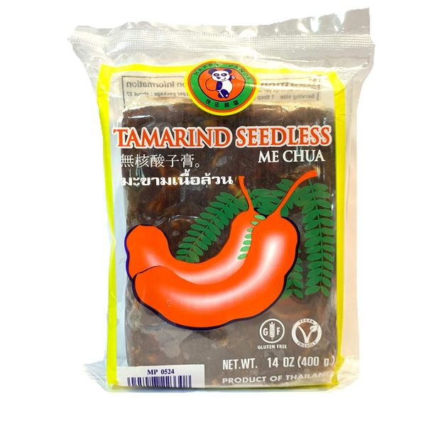 Happy Panda Seedless Tamarind Paste 14oz x 4 Pack(Imli | Me Chua | Tamarindo)