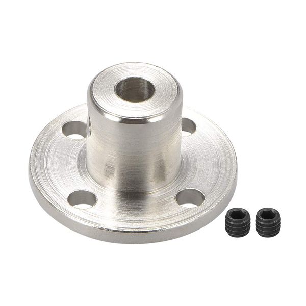 sourcing map 4 mm ID H12 x D10 Flange Coupling Motor Guide Shaft Coupling Motor Connection