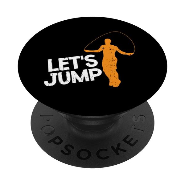 Let's Jump Jumping Jumper Jump Skipping Rope Skipping PopSockets Swappable PopGrip