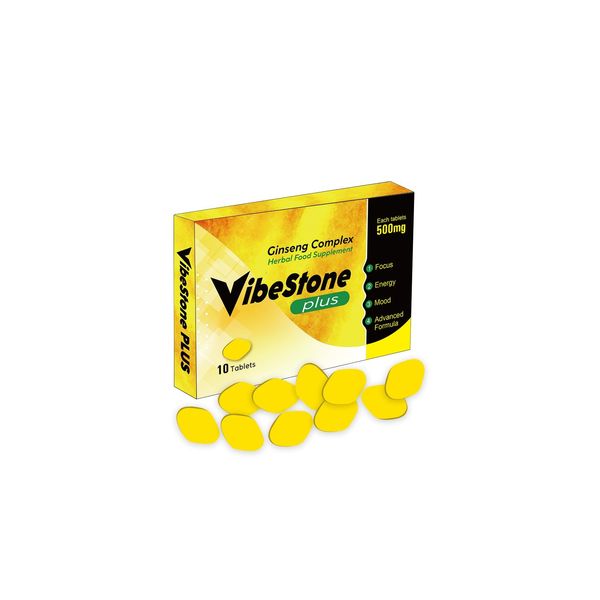 VIBESTONE Plus - Extra Strong Gold Standard 500MG | Maximum Duration, Immediate Effect, Without Contraindications, 100% Natural