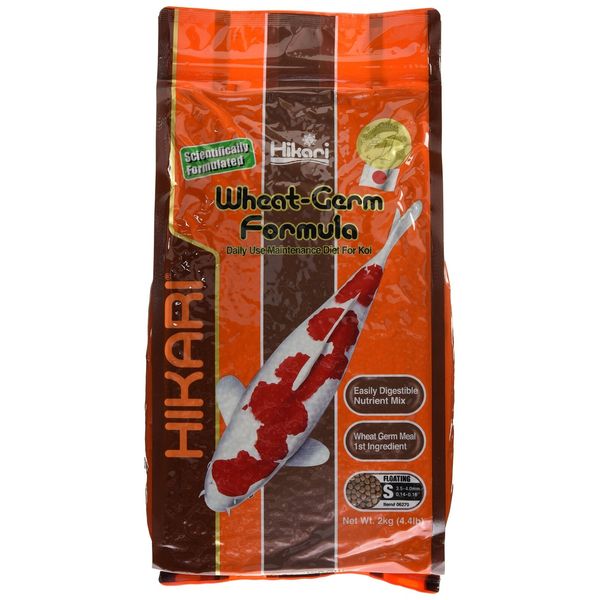 Hikari 4.4-Pound Wheat Germ Floating Pellets for Pets, Mini