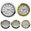 SPORTARC Clock Insert Quartz Movement, Round Mini Clock Insert Quartz Movement Replacement Parts White Dial Decor (55mm A)
