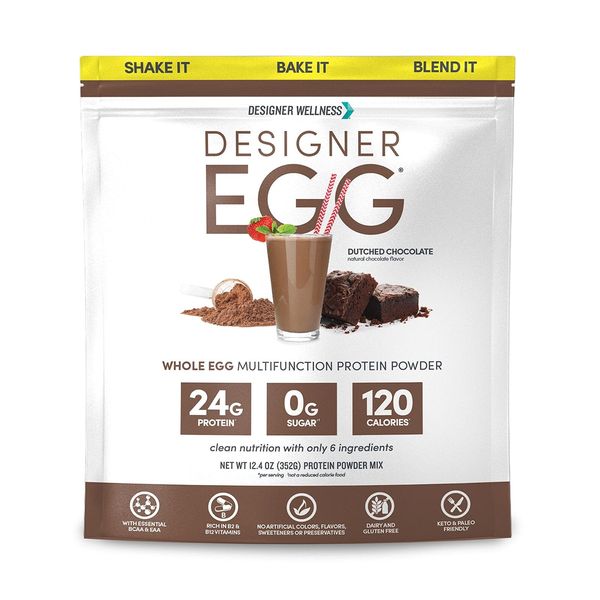 , Designer Egg, Natural Egg Yolk & Egg White Protein Powder, Keto and Paleo F...