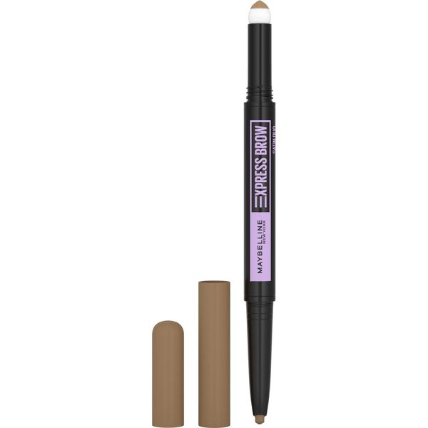 Maybelline New York Express Brow Satin Duo Çift Taraflı Kaş Kalemi - 01 Açık Ton