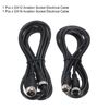 uxcell 2pcs GX12 GX16 2Pin Male/Female Head Aviation Socket Connector Electrical Cable 2m