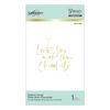 Glimmer Hot Foil Plate, Metal