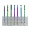 10pcs Nail Art Grinding Drill Bits Electric Manicure Machine Diamond Bullet Bit