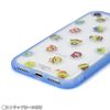 Gourmandise Alien Remix/IIIIfit Clear iPhoneSE (2nd Generation)/8/7/6s/6 (4.7 inch) Case Full Pattern DN-709B Light Blue