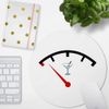 JUNIWORDS Mauspad Mousepad, Rund, Tacho Gin (1005444)