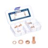 Kozelo 8pcs M5 Socket Head Cap Screws Bolts Nuts Assortment Kit - [M5-0.8x10mm] Red Copper Fully Threaded Hex Screw for 3D Printer Use