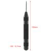 Automatic Center Punch Tool with HSS Tip Spring Loaded Brass Body (Black)