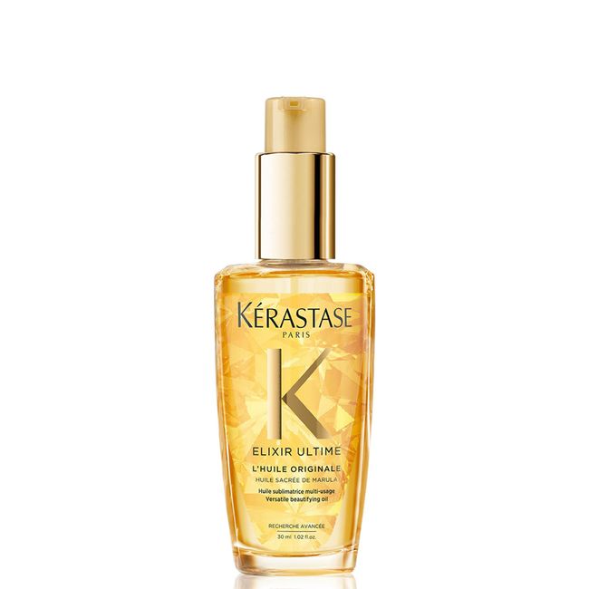 Kérastase Elixir Ultime, Leave-In Hair Oil For Dull Hair, With Five Precious Oils, L'Huile Originale, 30ml