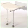 Wall Mounted Fold Down Shower Seat - With Drop Down Legs