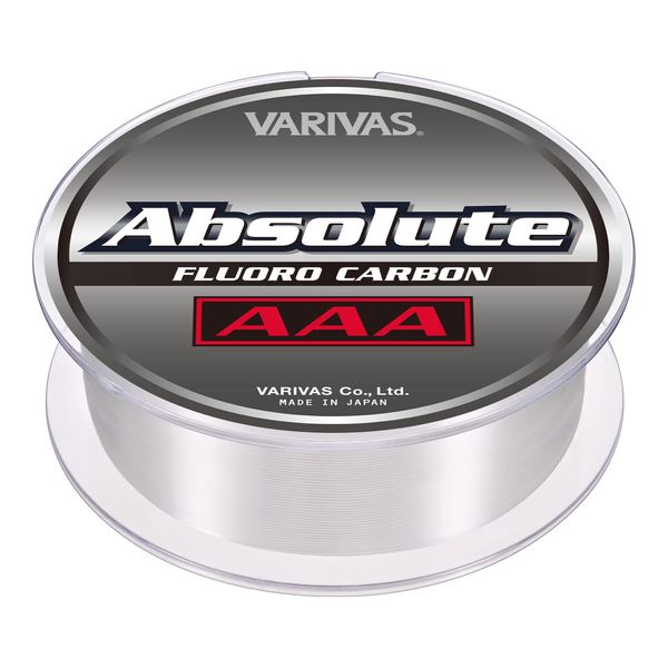 VARIVAS Absolute AAA Fluorocarbon Line, 28.6 ft (80 m), Natural, 25LB