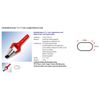 Wad Punch 15 x 7 mm Oval Forged Hole Punch