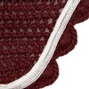 HORZE Geneva Ear Net - Merlot - Horse